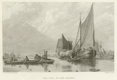 Themsens bassin (gravering) af Augustus Wall Callcott