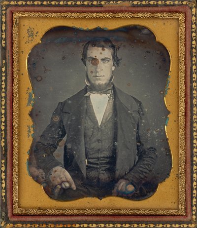 Portræt af en mand, ca. 1845 (foto) af Augustus Washington