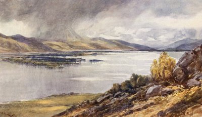 Loch Maree (farvelitografi) af Augustus Watford Weedon