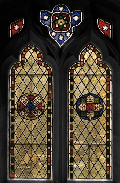 Klostervindue, 1846 (farvet glas) af Augustus Welby Northmore Pugin