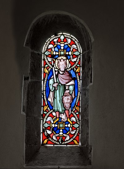 David med hovedet af Goliath, 1849 (farvet glas) af Augustus Welby Northmore Pugin