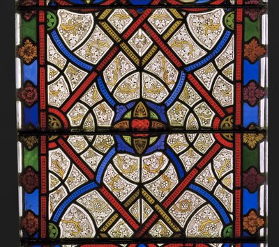 Østvindue, detalje, 1849 (farvet glas) af Augustus Welby Northmore Pugin