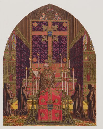 Kirkeligt design, Ordlisten over kirkelig udsmykning og dragt, litografi af H.C. Maguire, 1844 af Augustus Welby Northmore Pugin