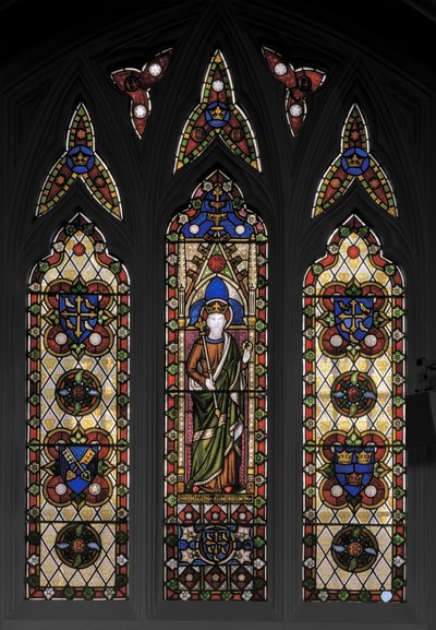 Edward the Confessor, 1846 (farvet glas) af Augustus Welby Northmore Pugin