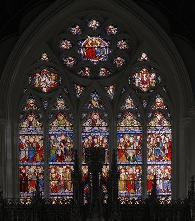 Det himmelske Jerusalem, 1849 (farvet glas) af Augustus Welby Northmore Pugin