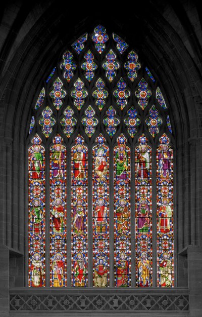 Jesse Tree, 1848 (farvet glas) af Augustus Welby Northmore Pugin