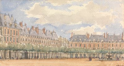 Place Royale, Paris af Augustus Welby Northmore Pugin