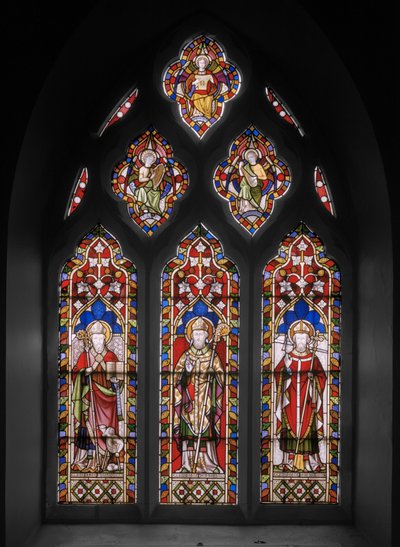 St. Osmund og St. Thomas, 1848 (farvet glas) af Augustus Welby Northmore Pugin