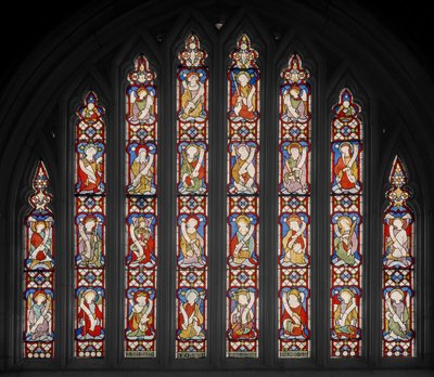 Te Deum, 1850 (glasmaleri) af Augustus Welby Northmore Pugin