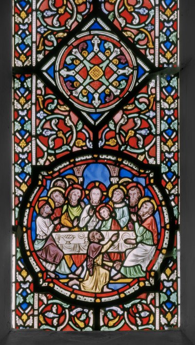 The Passion Of Christ, East Window, detalje, 1848-50 (farvet glas) af Augustus Welby Northmore Pugin