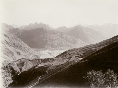 Pamir-flodens sammenløb med Hindu Kush på den anden side af Aurel Stein