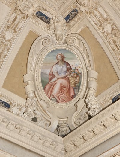 Forår (fresko) af Aurelio Busso