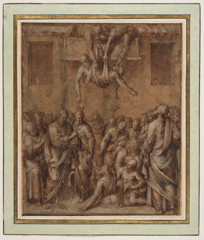 Kristus helbreder de syge af Aurelio Luini
