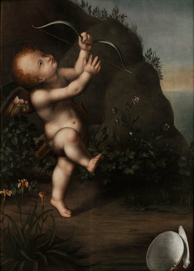 Amor med sløjfe af Aurelio Luini