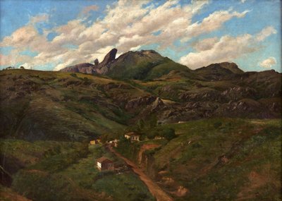 Itacolomi Peak, Ouro Preto af Aurelio de Figueiredo