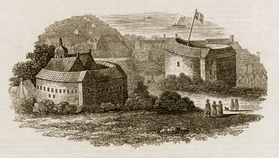 Bear Garden and Globe Theatre, Southwark, London, c1600 c1815 af Austin