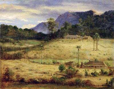 Husmænd, c.1850 af Australasian School