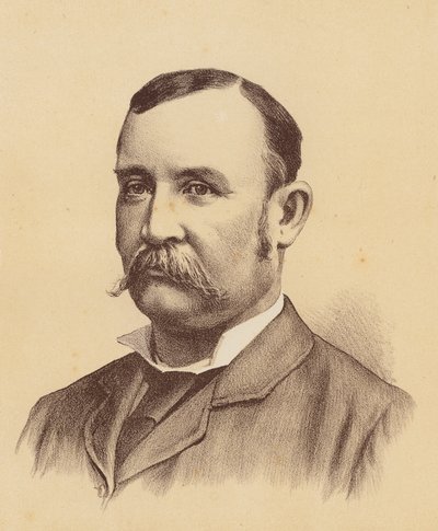 George Cumberlege Loughnan (farvelitografi) af Australian School