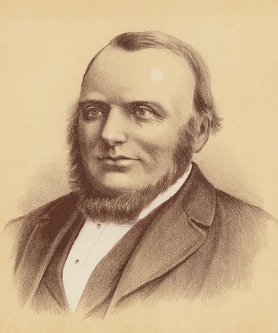 Den ærede Charles Moore (farvelitografi) af Australian School
