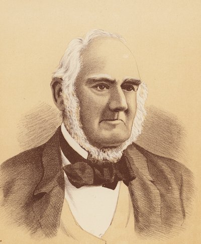 William Pitt Faithfull, Esquire (farvelitografi) af Australian School