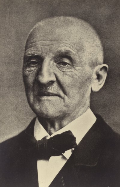 Anton Bruckner, østrigsk komponist (1824-1896). af Austrian Photographer