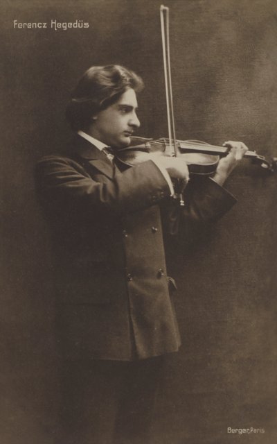 Ferencz Hegedus, ungarsk violinist af Austrian Photographer