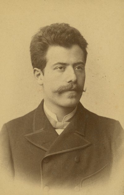 Gustav Mahler, 1884 af Austrian Photographer