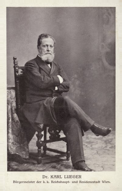 Karl Lueger af Austrian Photographer