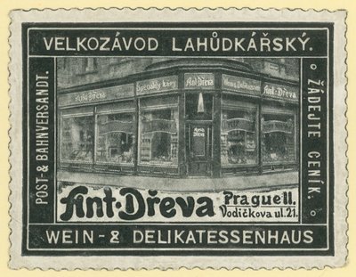 Anton Dreva vinbutik og delikatesseforretning, Prag af Austrian School