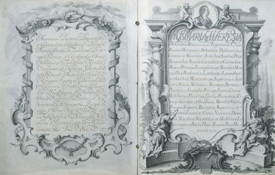 Østrigs ratifikation af ægteskabskontrakten for Marie-Antoinette, ærkehertuginde af Østrig med Dauphin Louis af Frankrig, 23. april, 1770 af Austrian School