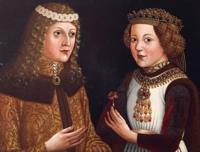 Ladislaus posthum konge af Bøhmen  Magdalena af Valois af Austrian School