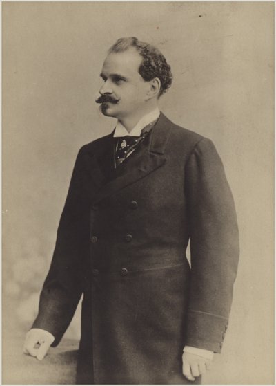 Portræt af Eduard Strauss af Austrian School