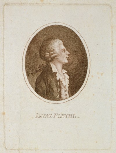 Portræt af Ignace Pleyel (1757-1831) af Austrian School