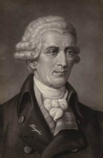 Portræt af Joseph Haydn af Austrian School