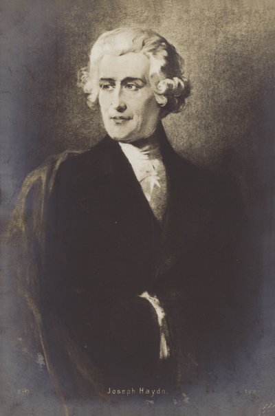 Portræt af Joseph Haydn af Austrian School