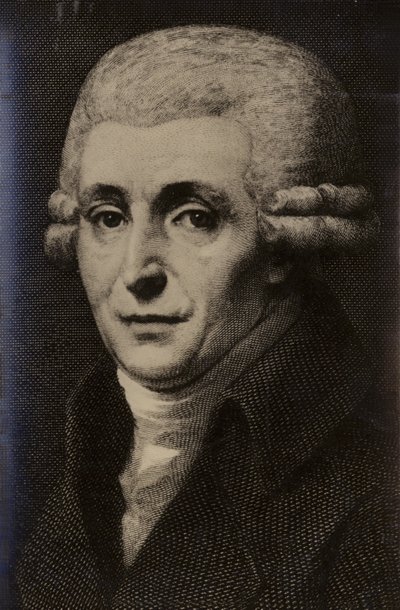 Portræt af Joseph Haydn af Austrian School
