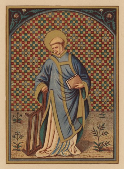 St Lawrence (chromolith) af Austrian School