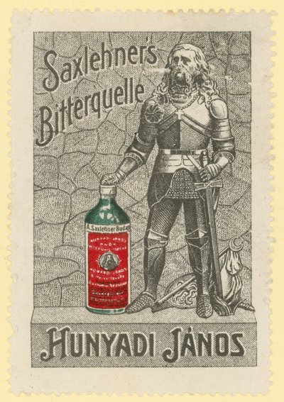Saxlehner Bitterquelle mineralvand af Austrian School