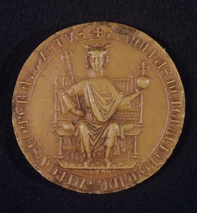Segl af Rudolf I (1218-91) af Habsbourg, 1289 (voks) af Austrian School