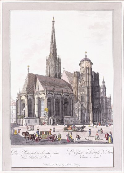 Stefansdomen i Wien af Austrian School