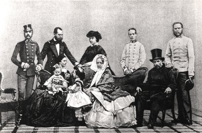 Den østrigske kejserfamilie, 1860 af Austrian School
