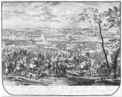 Slaget ved Zenta, 1697 af Austrian School