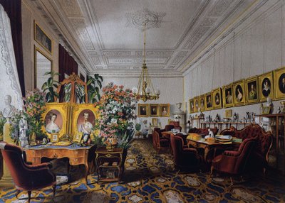 Ærkehertuginde Sophias sal i Hofburg i Wien, ca 1854, Østrig af Austrian School