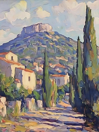 Mountain Village Cypress Path af Avanesova Elena