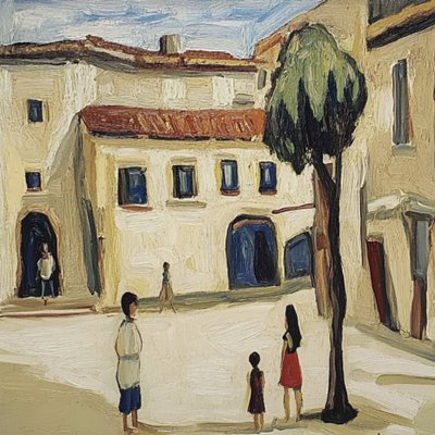 Sunny Village-torvet af Avanesova Elena