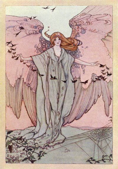 John Keats: Imitation Of Spenser (farve litho) af Averil Mary Burleigh