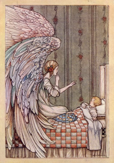 John Keats: Sleep And Poetry (farve litho) af Averil Mary Burleigh