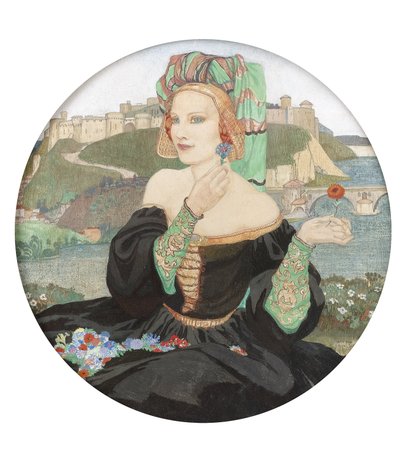 Chria, ca. 1929 (tempera om bord) (for detaljer se 244476) af Averil Mary Burleigh