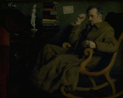 Kunstneren grubler af Axel Helsted