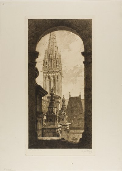 St. Pierre, Caen af Axel Herman Haig
